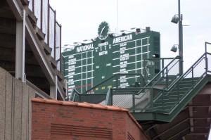 One of the best scoreboards in all of baseball