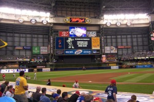 We must be in the FRONT row!  Where's Uecker?